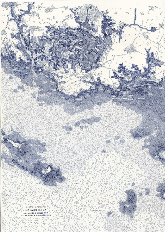 Les cartes marines de Marine Le Breton.
La Sterne magazine - portrait breton.